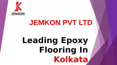 Leading Epoxy Flooring In Kolkata.