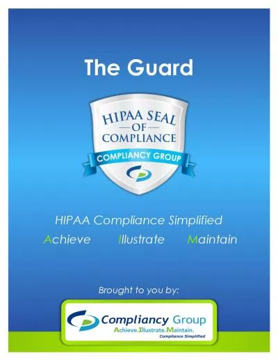 Compliancy Group - The Guard Brochure
