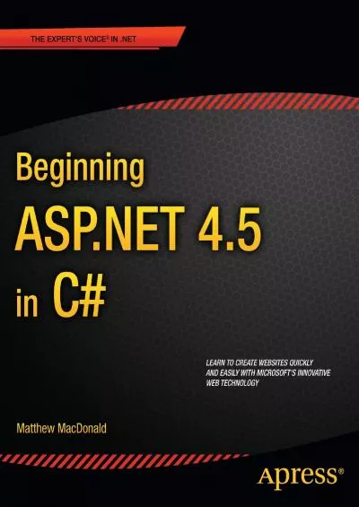 [BEST]-Beginning ASP.NET 4.5 in C (Experts Voice in .Net)