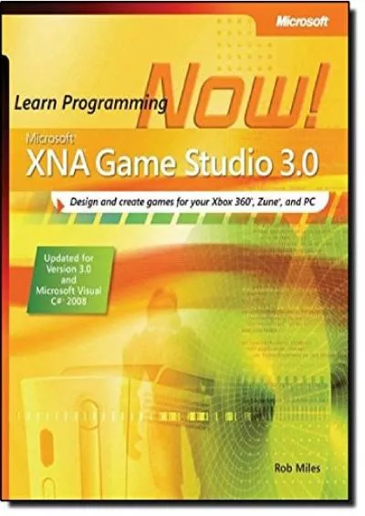 [READING BOOK]-Microsoft® XNA® Game Studio 3.0: Learn Programming Now! (Pro - Developer)
