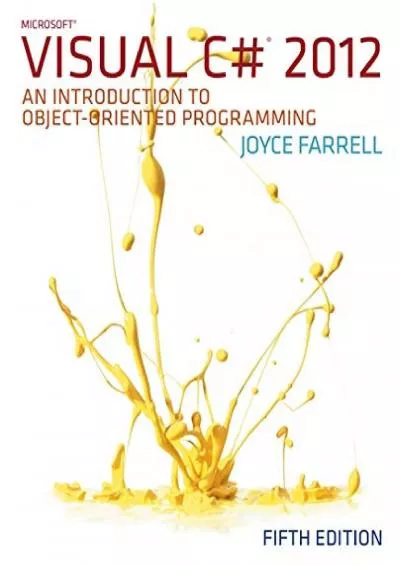 [READ]-Microsoft Visual C 2012: An Introduction to Object-Oriented Programming