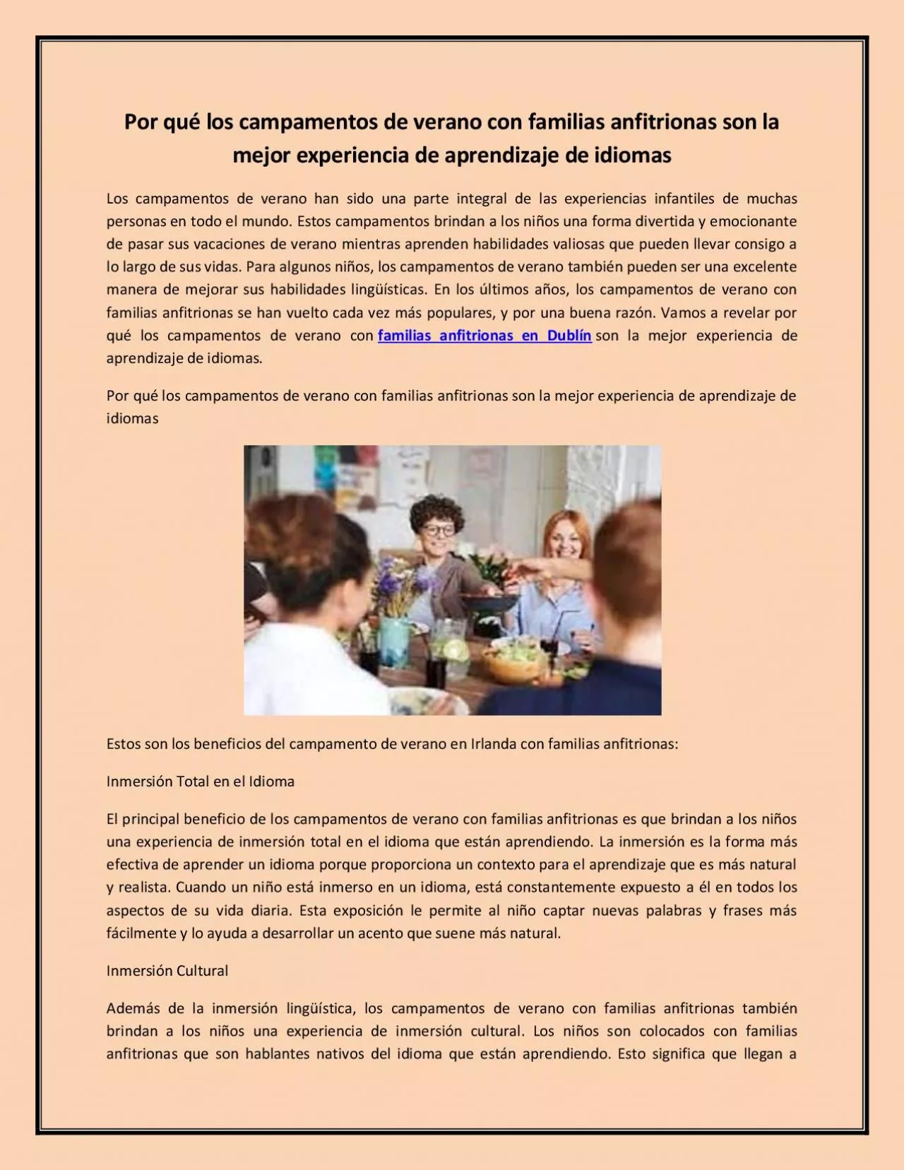 PDF-Por qué los campamentos de verano con familias anfitrionas son la mejor experiencia de