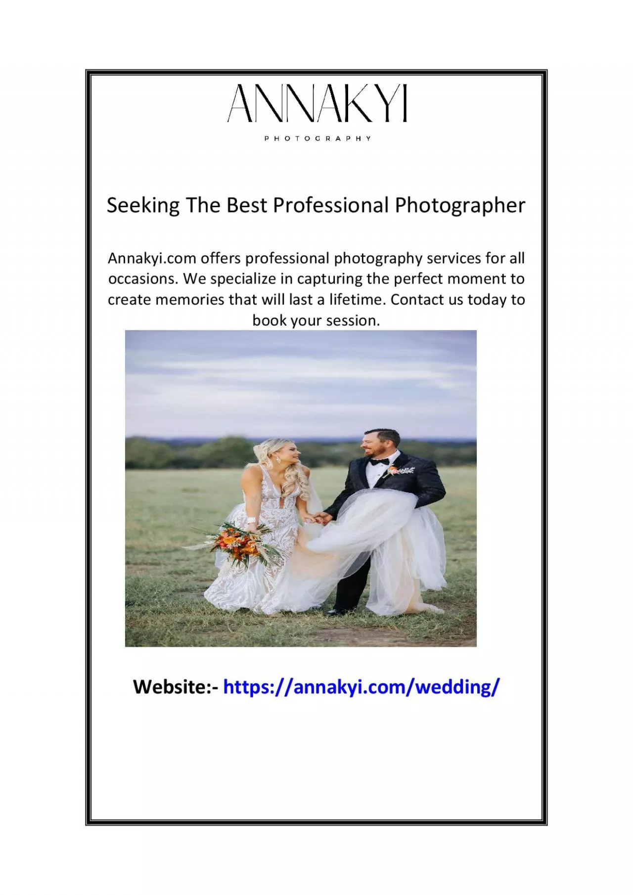 PDF-Seeking The Best Professional Photographer