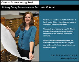 Carolyn Grieves has been selected by the Northwest Herald and the McHe