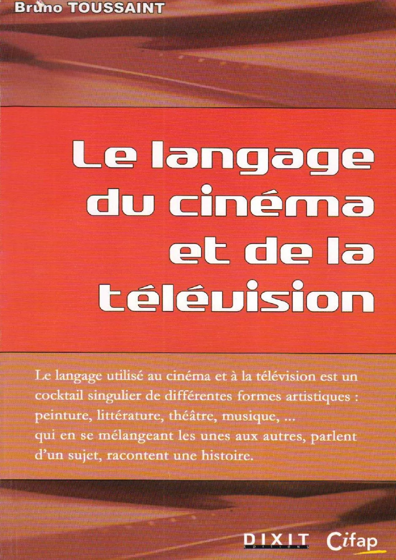 PDF-[eBOOK]-Le language du cinéma et de la télévision