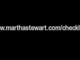 www.marthastewart.com/checklists