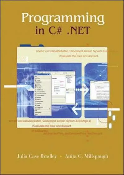 [FREE]-Programming C .NET w/Student CD & 5-CD C .NET software