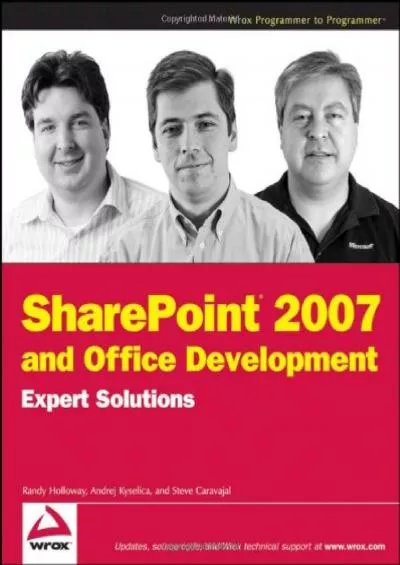 [eBOOK]-SharePoint 2007 and Office Development Expert Solutions