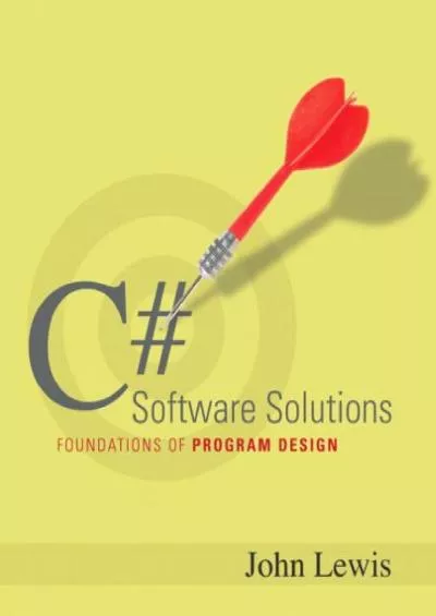 [FREE]-C Software Solutions: Foundations of Program Design