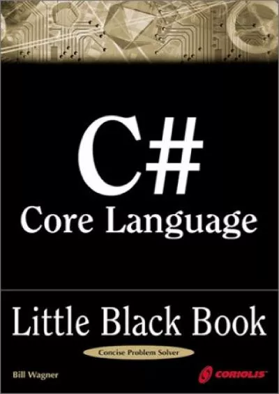 [BEST]-C Core Language Little Black Book