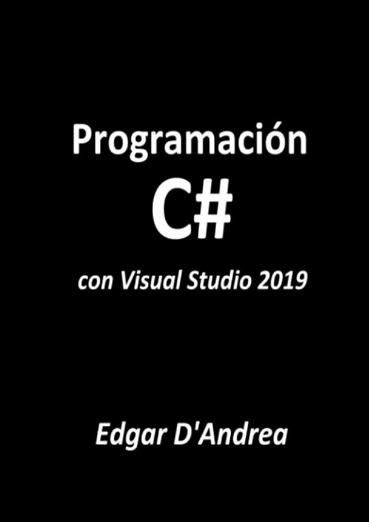 [eBOOK]-Programación C: con Visual Studio 2019 (Spanish Edition)