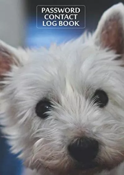 [BEST]-Gorgeous Westie Password Keeper And Contact Book: Discreet Password Organizer With