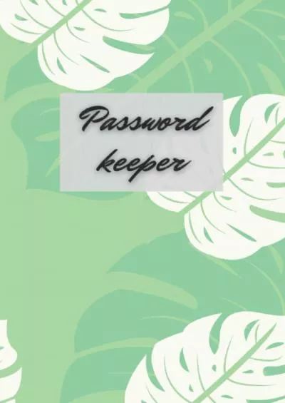 [PDF]-Password keeper: Internet Password book With Alphabetical Tabs , Large Print Log