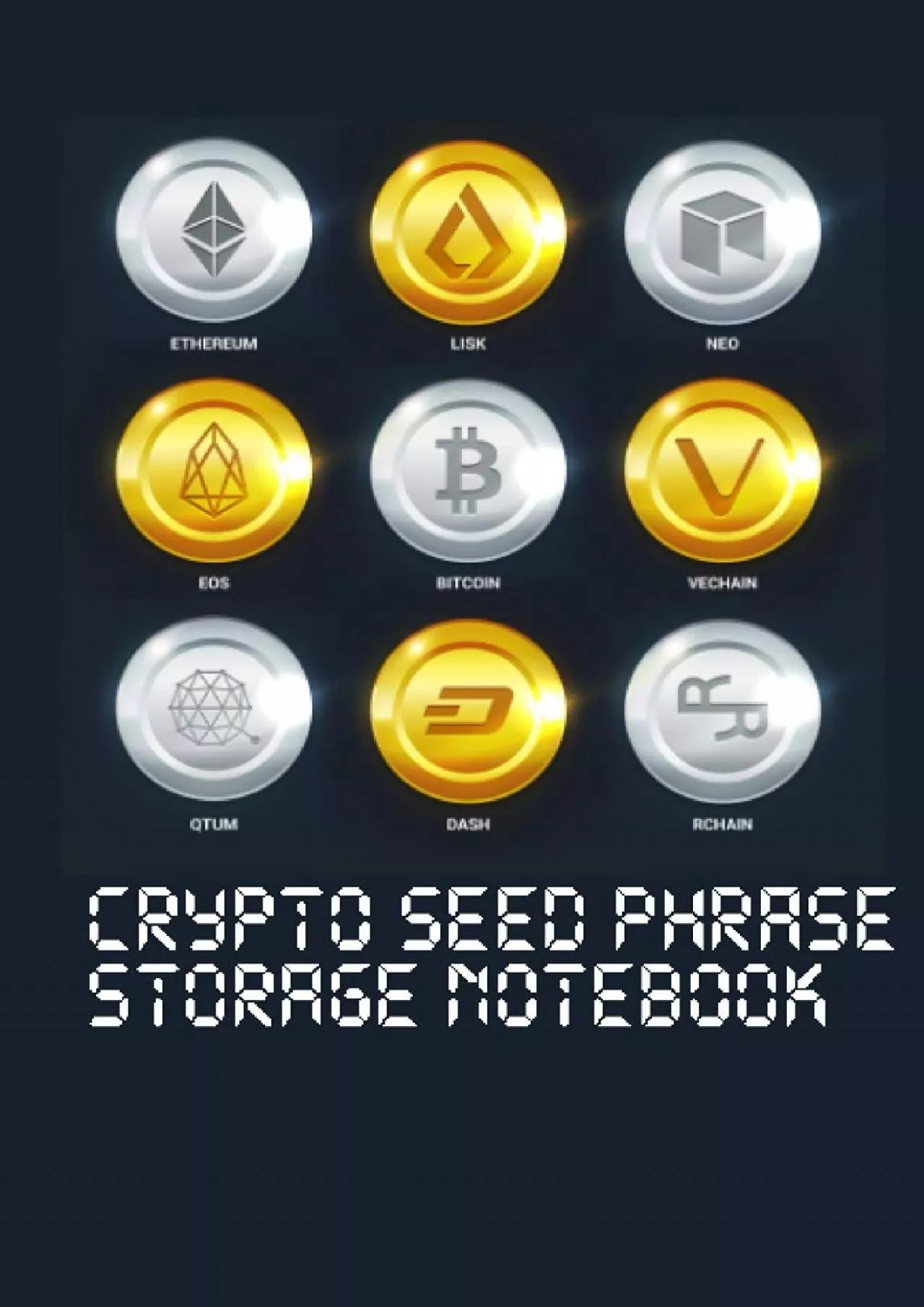 PDF-[FREE]-Crypto Seed Phrase Storage Notebook - Backup and keep your cryptocurrency wallet