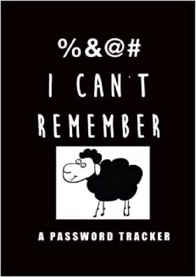 (EBOOK)-%&@# I Can\'t Remember A Password Tracker