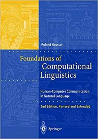 (READ)-Foundations of Computational Linguistics Human-Computer Communication in Natural Language