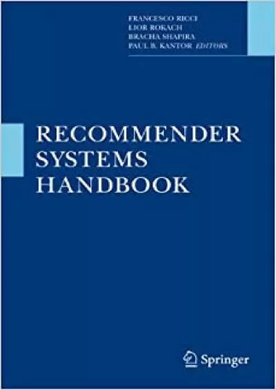 (BOOS)-Recommender Systems Handbook