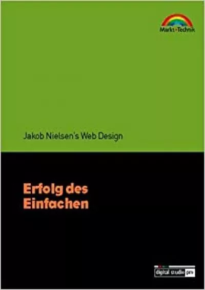 (EBOOK)-Erfolg des Einfachen - Digital Studio Pro  Jakob Nielsen´s Web-Design