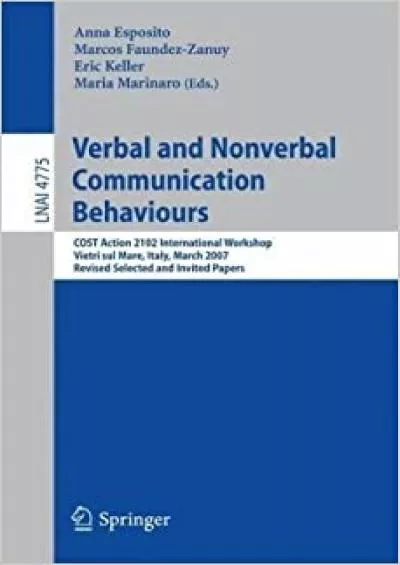 (READ)-Verbal and Nonverbal Communication Behaviours