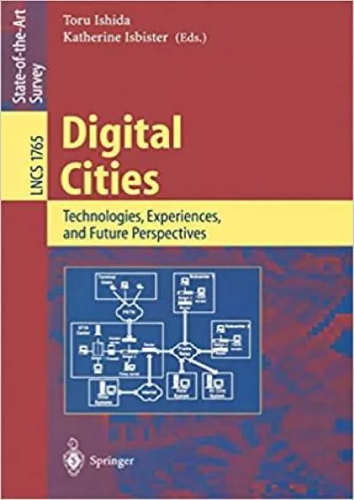 (BOOK)-Digital Cities Technologies Experiences and Future Perspectives (Lecture Notes