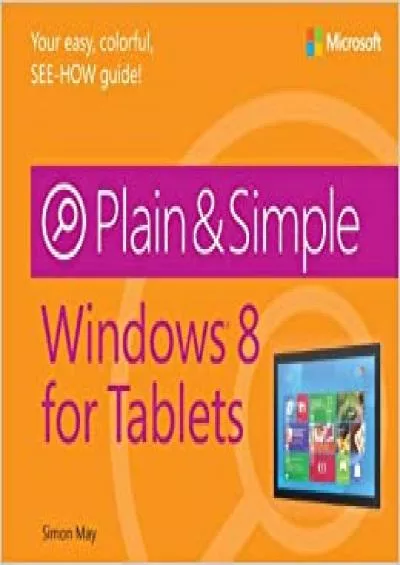 (DOWNLOAD)-Windows 8 for Tablets Plain & Simple