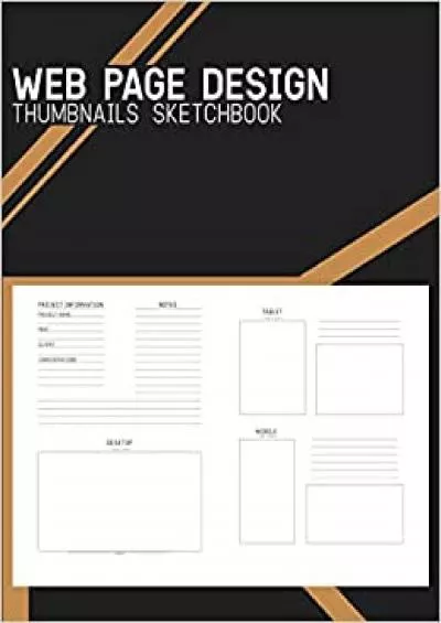 (READ)-Web Page Design Website Thumbnails Sketchbook For Responsive Design - Desktop |