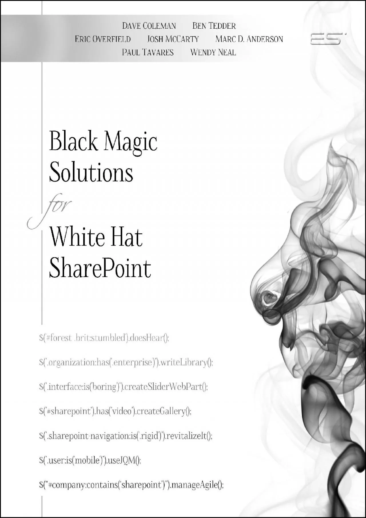 PDF-(EBOOK)-Black Magic Solutions for White Hat SharePoint