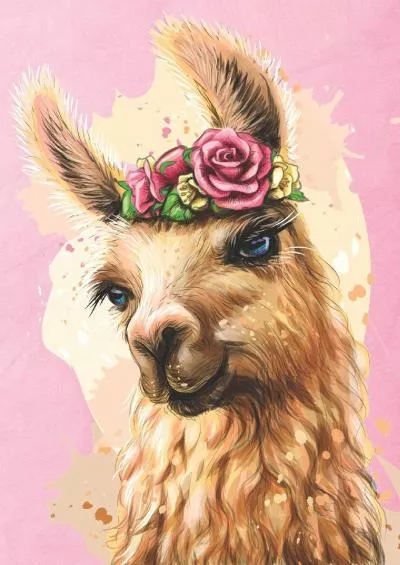 [DOWLOAD]-Internet Password Organizer: Artistic Portrait Of A Llama /Lama On A Pink Background (Discreet Password Journal)