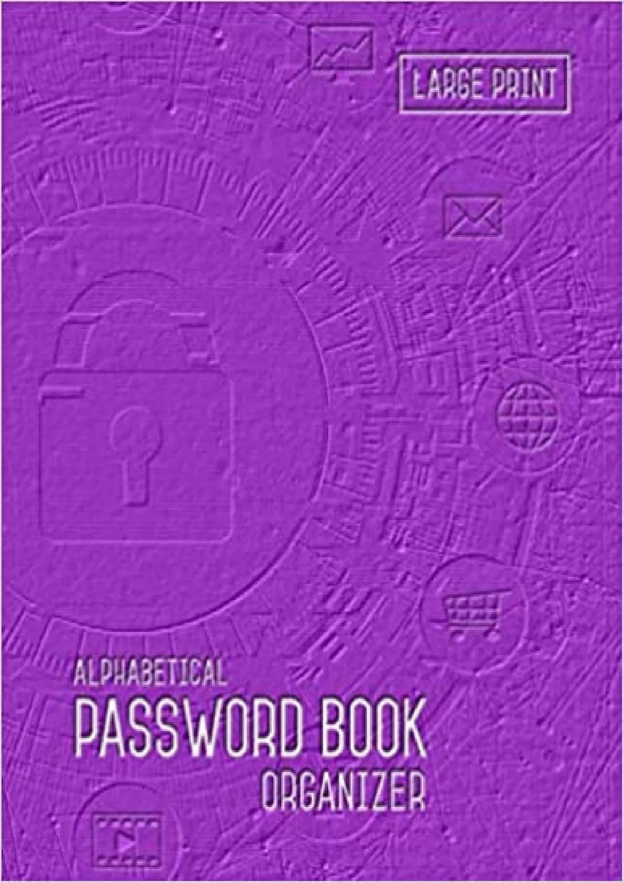 (DOWNLOAD)-Password Book Organizer Alphabetical 85 x 11 Password Notebook with Tabs Printed
