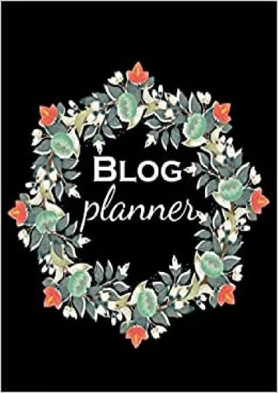 (BOOK)-Blog Planner Blog Planning Notebook Blogger Log Book Blog Planning Sheets Daily