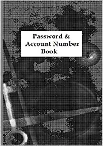 (BOOS)-Password & Account Number Book Never forget the password again