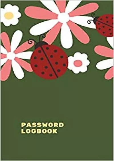 (READ)-Password Logbook Ladybug Internet Password Keeper With Alphabetical Tabs | Pocket Size 5 x 8 inches (vol 2)