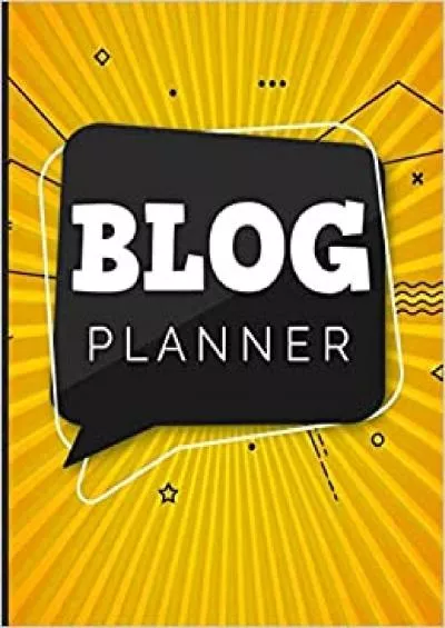 (EBOOK)-Blog Planner The Essential Content Strategy Organizer Blog Planning Notebook Journal