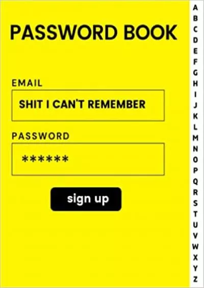 (BOOS)-Password Book with Alphabetical Tabs  password organizer for username and web address and email  Keep Your Personal Login Information Private with 110 pages Password book