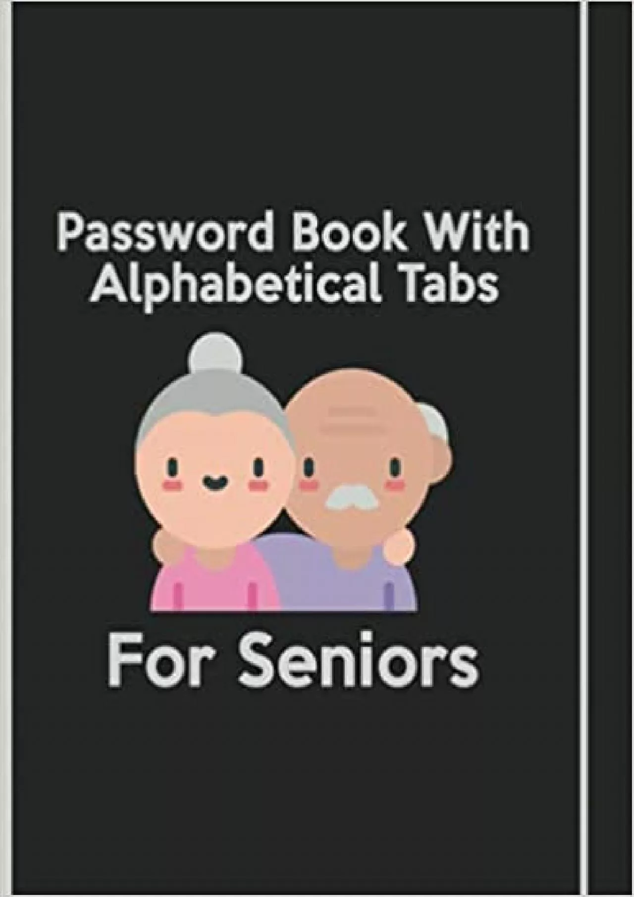 (BOOS)-Password Book With Alphabetical Tabs For Seniors Large Print Username and Password