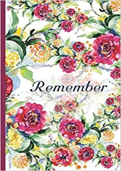 (BOOK)-Remember with Alphabetical Pages \'All-in-One-Place\' Internet Password Website and Email Address Book Small Discreet Size Lovely Pink Red Floral Cover