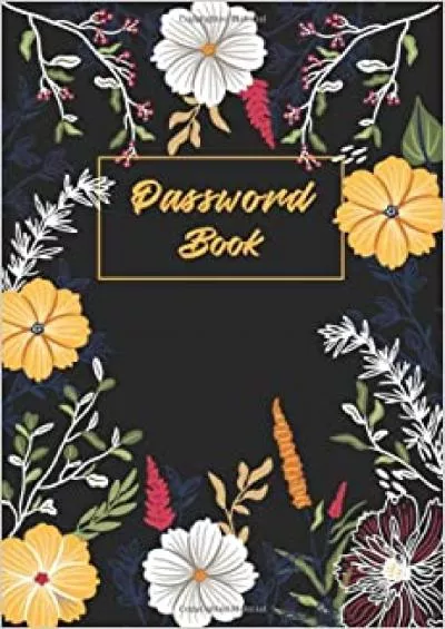 (EBOOK)-Password Book Internet Password Organizer Log Book Journal with Alphabetical Tabs