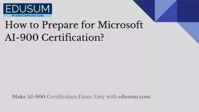 How to Prepare for Microsoft AI-900 Certification?