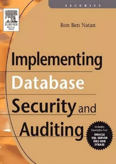 [BEST]-Implementing Database Security and Auditing