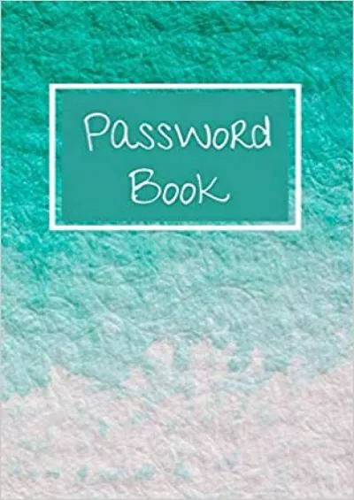 (BOOS)-Password Book Internet Password Notebook With Alphabetical Tabs - Login and Private Information Keeper