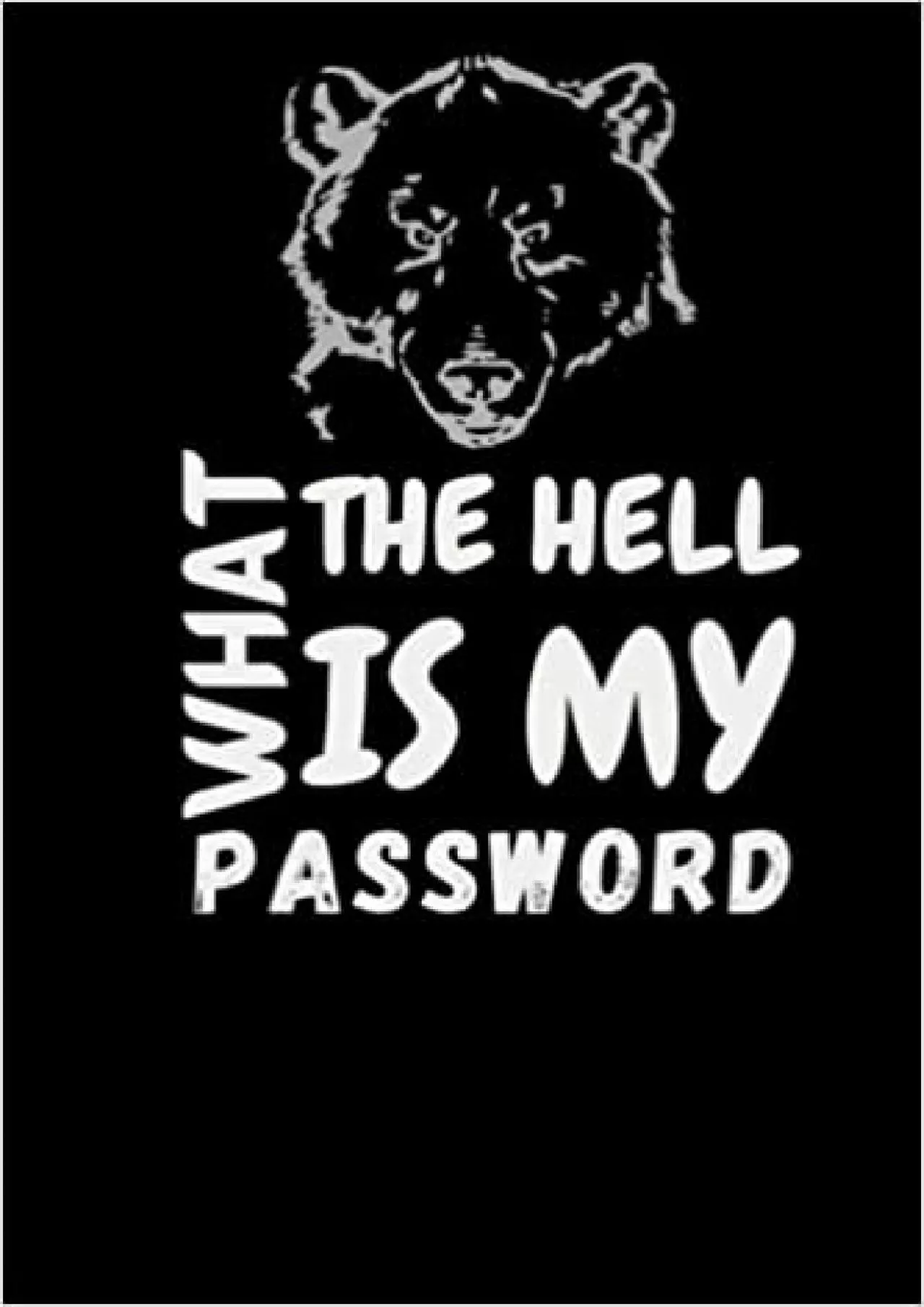 PDF-(BOOK)-What The Hell is My Password Password Book Tracker 6\' x 9\' Password Logbook for