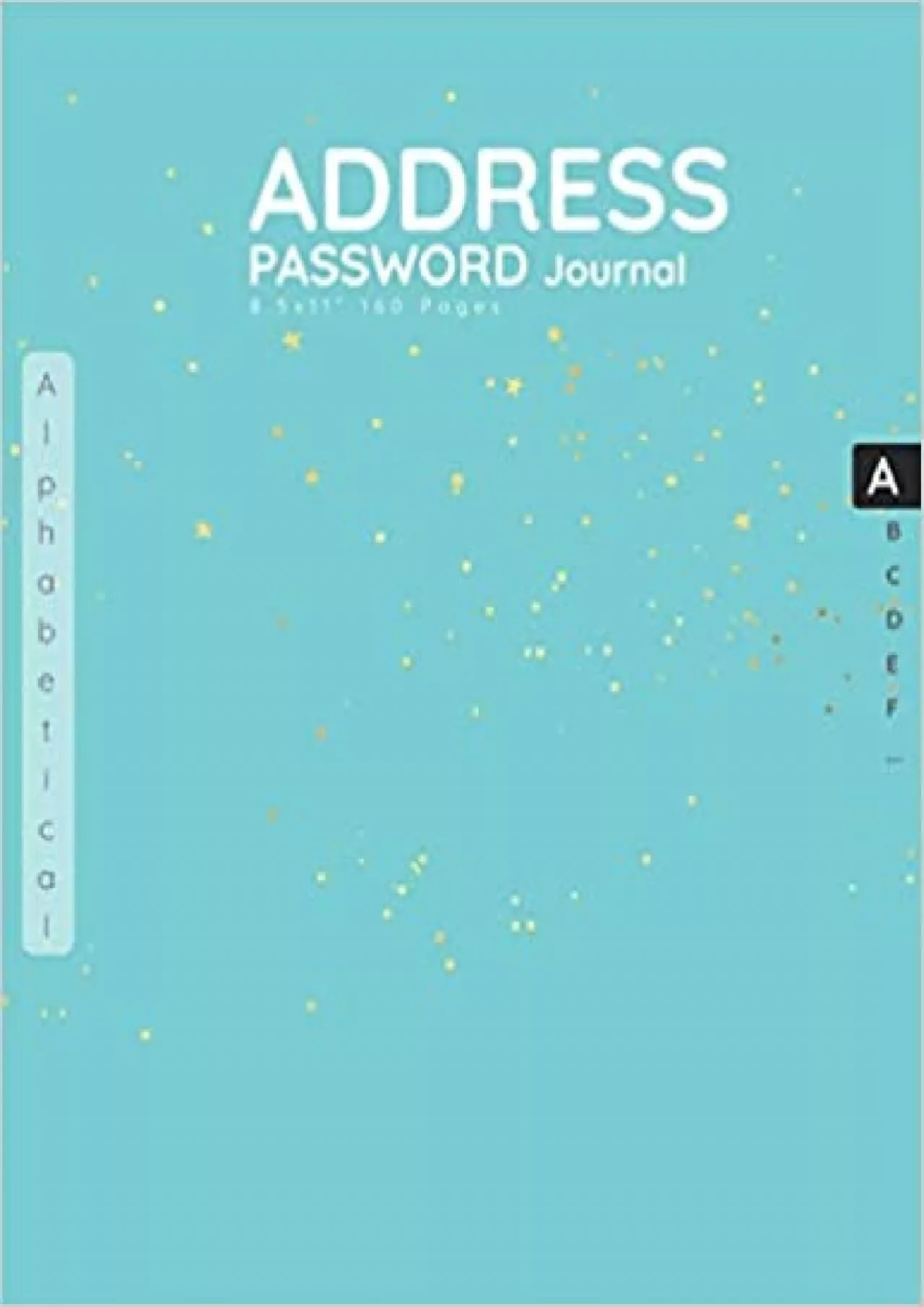 (BOOS)-Address & Password Journal Large Print Organized with Alphabetical Tabs A to Z