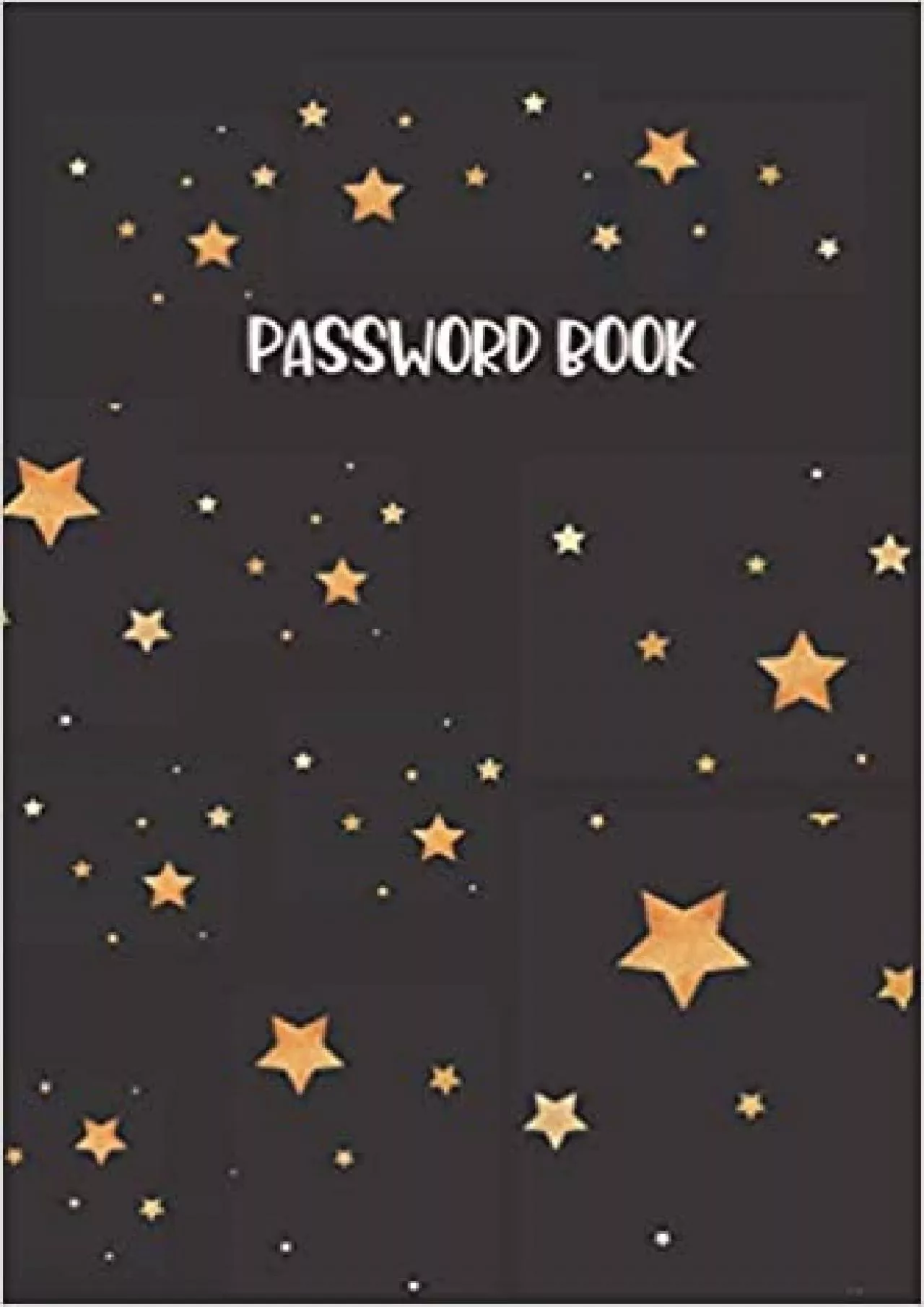 PDF-(READ)-Password Book Gold Stars Design Cover Internet Passwords Keeper Log Book Password