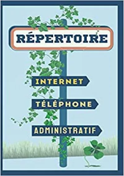 (BOOK)-RÉPERTOIRE Internet Téléphone Administratif Carnet alphabétique discret pour