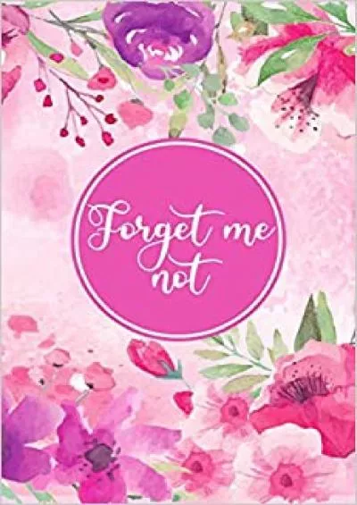 (BOOK)-Forget Me Not Internet Password Book with Alphabetical Tabs Small Pocket Size Address