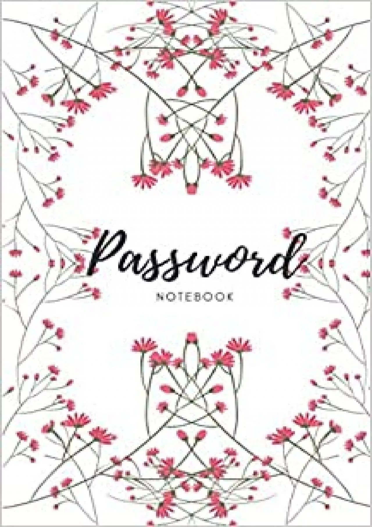 (BOOS)-password notebook A little cute pink flower Personal Internet Address & Password
