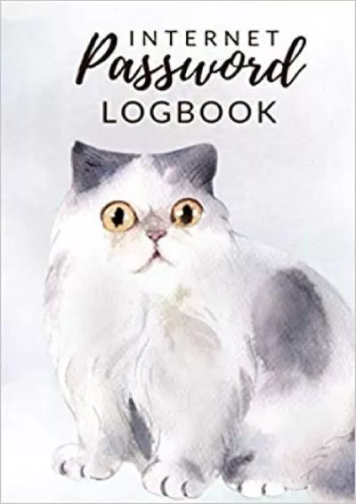 (BOOK)-INTERNET PASSWORD LOGBOOK Internet Password Organizer Password Logbook For Cats Lovers Alphabetical Pocket Size 6\' x 9\'