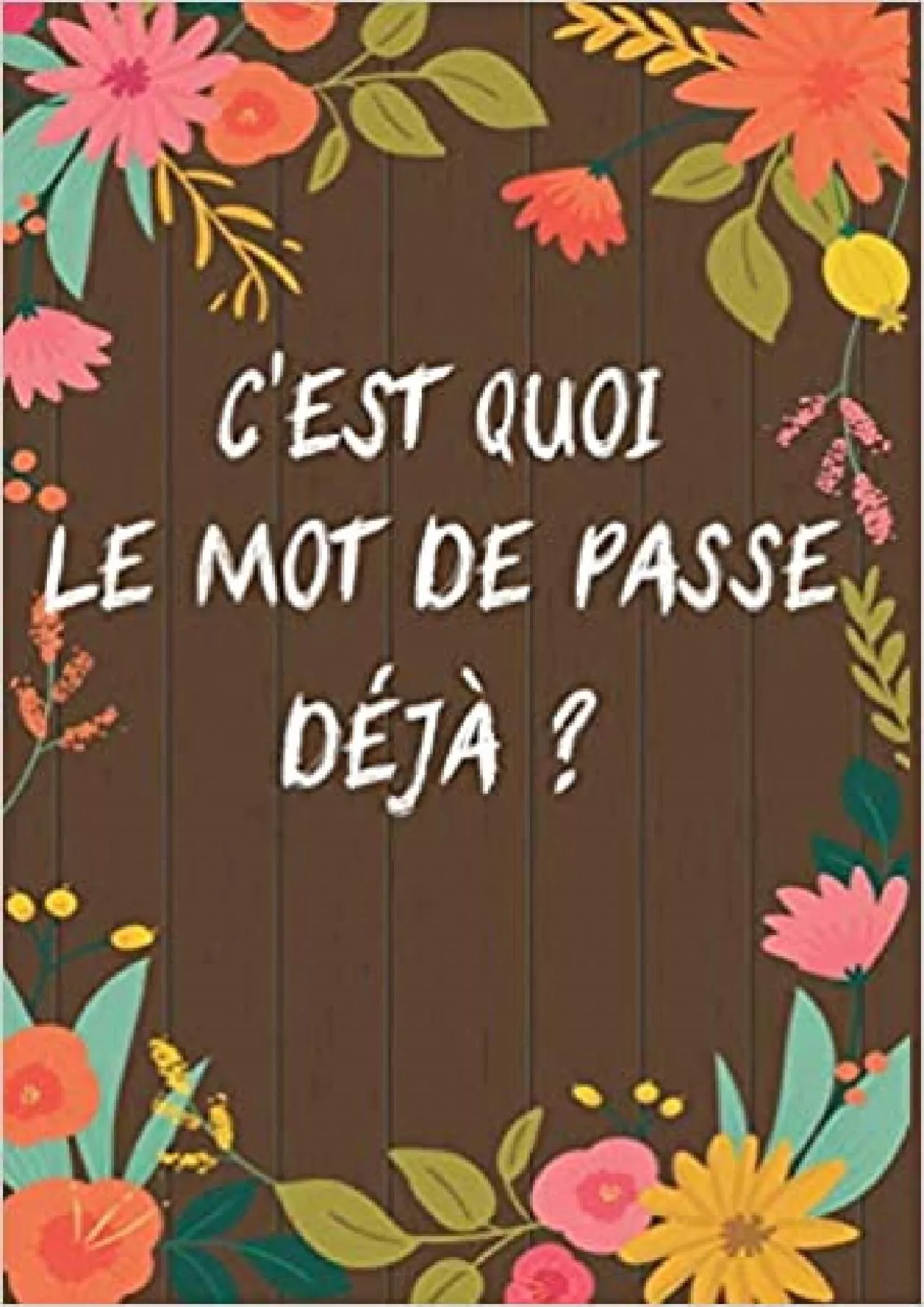 (EBOOK)-C\'est quoi le mot de passe déjà Repertoire alphabétique de vos identifiants