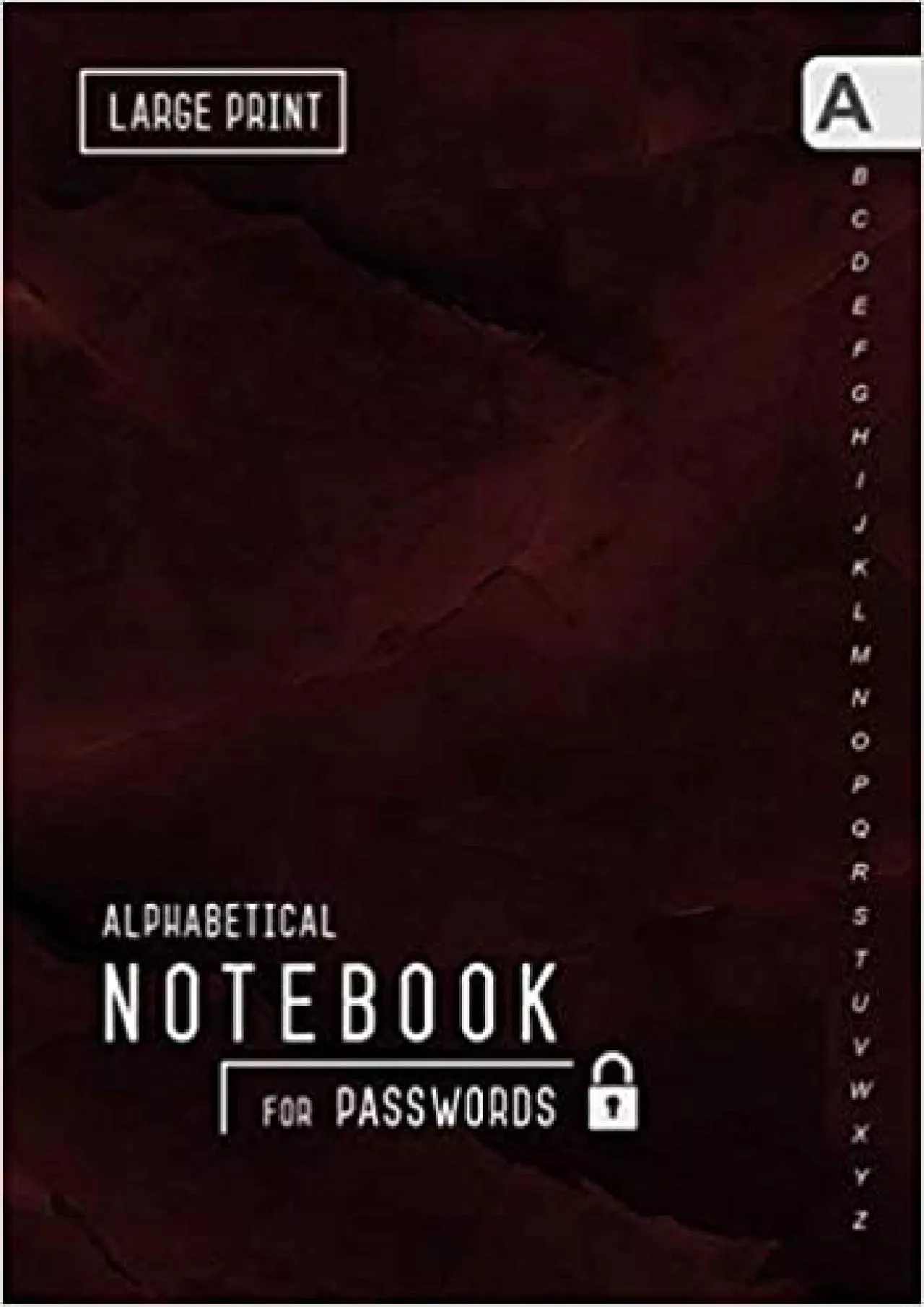 (EBOOK)-Notebook for Passwords A5 Medium Internet Log Book Organizer with Alphabetical