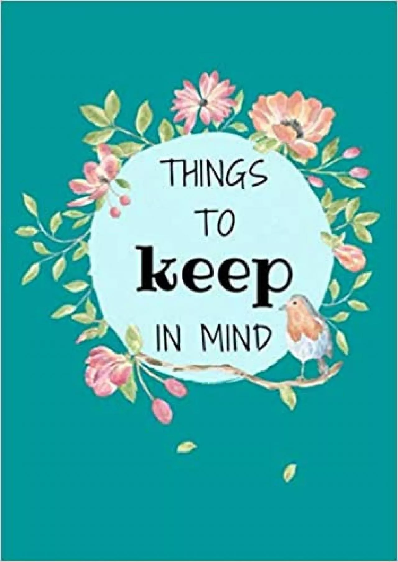 (BOOK)-Things to Keep in Mind A5 Internet Password Logbook Large Print with Tabs | Circle